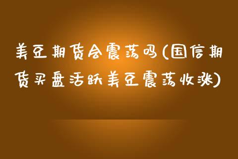 美豆期货会震荡吗(国信期货买盘活跃美豆震荡收涨)_https://www.zztgc.com_期货入门_第1张