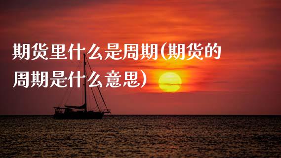 期货里什么是周期(期货的周期是什么意思)_https://www.zztgc.com_黄金期货_第1张