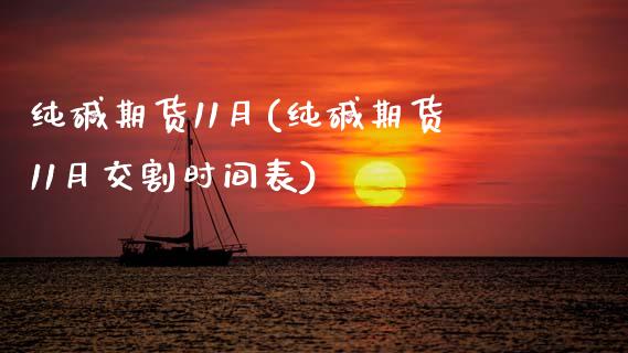 纯碱期货11月(纯碱期货11月交割时间表)_https://www.zztgc.com_期货直播_第1张