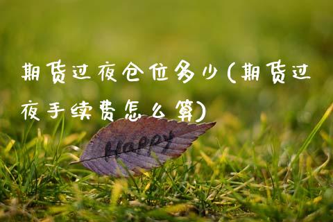 期货过夜仓位多少(期货过夜手续费怎么算)_https://www.zztgc.com_期货入门_第1张