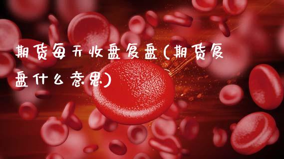 期货每天收盘复盘(期货复盘什么意思)_https://www.zztgc.com_期货行情_第1张