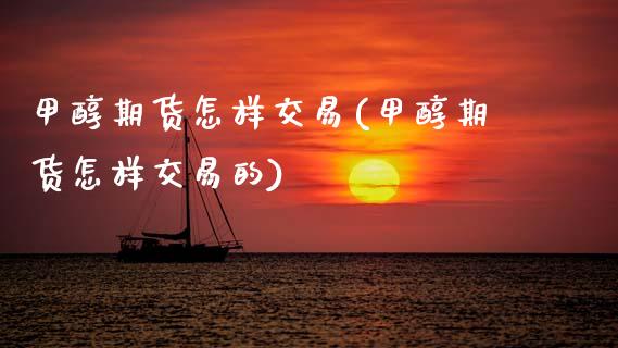 甲醇期货怎样交易(甲醇期货怎样交易的)_https://www.zztgc.com_黄金期货_第1张