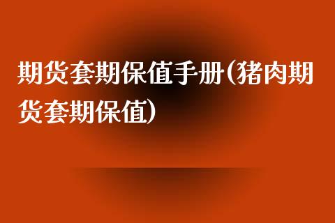 期货套期保值手册(猪肉期货套期保值)_https://www.zztgc.com_期货行情_第1张