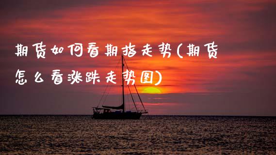 期货如何看期指走势(期货怎么看涨跌走势图)_https://www.zztgc.com_期货入门_第1张