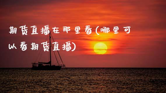 期货直播在那里看(哪里可以看期货直播)_https://www.zztgc.com_期货行情_第1张