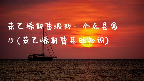 苯乙烯期货波动一个点是多少(苯乙烯期货基础知识)_https://www.zztgc.com_期货直播_第1张