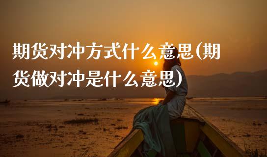 期货对冲方式什么意思(期货做对冲是什么意思)_https://www.zztgc.com_期货行情_第1张