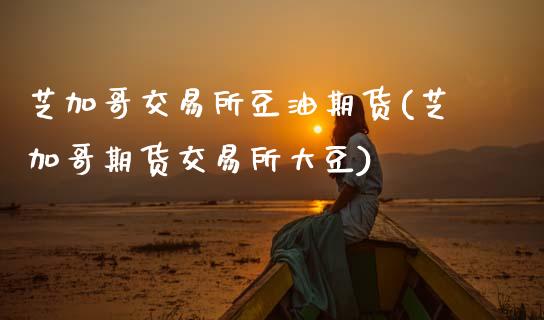 芝加哥交易所豆油期货(芝加哥期货交易所大豆)_https://www.zztgc.com_原油期货_第1张