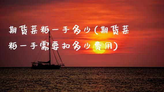 期货菜粕一手多少(期货菜粕一手需要扣多少费用)_https://www.zztgc.com_期货直播_第1张