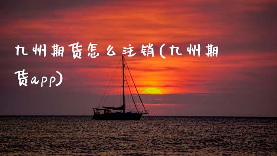 九州期货怎么注销(九州期货app)_https://www.zztgc.com_原油期货_第1张