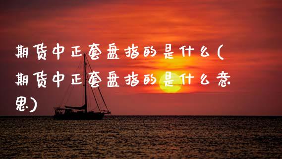期货中正套盘指的是什么(期货中正套盘指的是什么意思)_https://www.zztgc.com_黄金期货_第1张