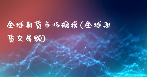 全球期货市场规模(全球期货交易额)_https://www.zztgc.com_期货直播_第1张