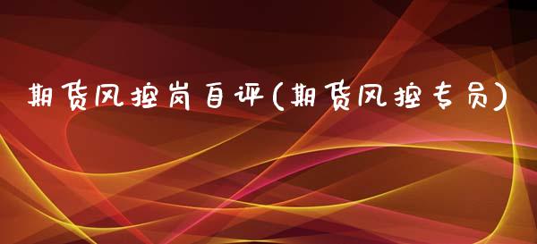 期货风控岗自评(期货风控专员)_https://www.zztgc.com_黄金期货_第1张