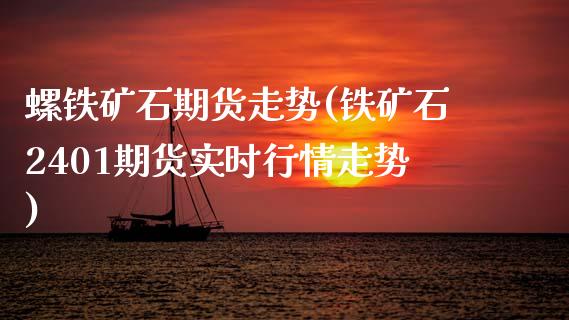 螺铁矿石期货走势(铁矿石2401期货实时行情走势)_https://www.zztgc.com_原油期货_第1张