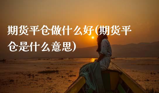 期货平仓做什么好(期货平仓是什么意思)_https://www.zztgc.com_期货行情_第1张