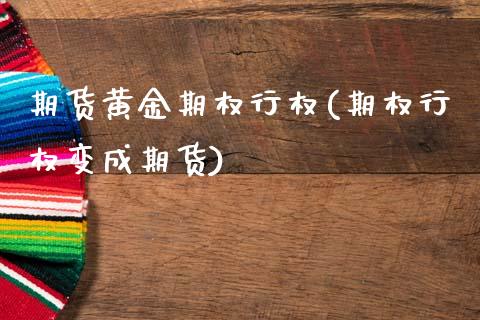 期货黄金期权行权(期权行权变成期货)_https://www.zztgc.com_黄金期货_第1张