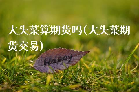 大头菜算期货吗(大头菜期货交易)_https://www.zztgc.com_期货开户_第1张