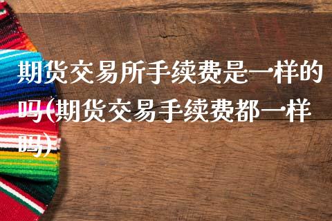 期货交易所手续费是一样的吗(期货交易手续费都一样吗)_https://www.zztgc.com_期货入门_第1张