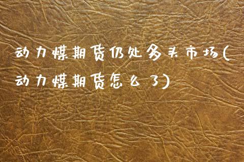 动力煤期货仍处多头市场(动力煤期货怎么了)_https://www.zztgc.com_期货行情_第1张