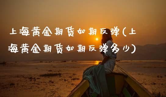 上海黄金期货如期反弹(上海黄金期货如期反弹多少)_https://www.zztgc.com_期货行情_第1张