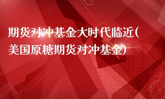 期货对冲基金大时代临近(美国原糖期货对冲基金)_https://www.zztgc.com_期货入门_第1张