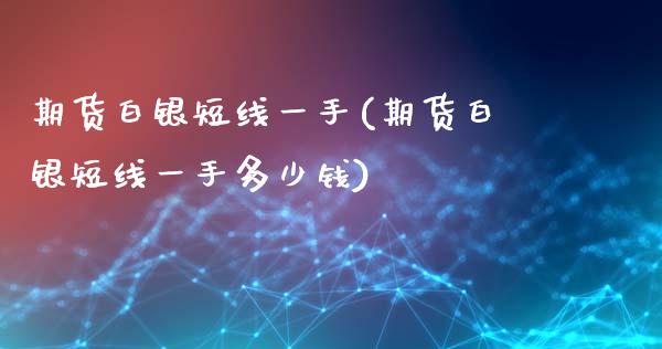 期货白银短线一手(期货白银短线一手多少钱)_https://www.zztgc.com_期货入门_第1张