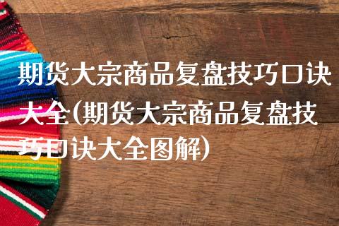 期货大宗商品复盘技巧口诀大全(期货大宗商品复盘技巧口诀大全图解)_https://www.zztgc.com_期货直播_第1张
