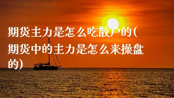 期货主力是怎么吃散户的(期货中的主力是怎么来操盘的)_https://www.zztgc.com_期货直播_第1张