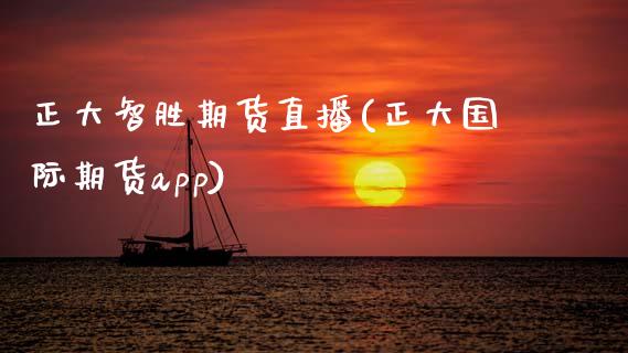 正大智胜期货直播(正大国际期货app)_https://www.zztgc.com_期货行情_第1张