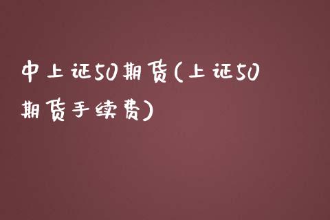 中上证50期货(上证50期货手续费)_https://www.zztgc.com_黄金期货_第1张