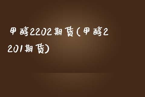 甲醇2202期货(甲醇2201期货)_https://www.zztgc.com_期货直播_第1张