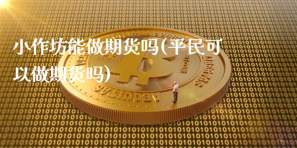 小作坊能做期货吗(平民可以做期货吗)_https://www.zztgc.com_期货入门_第1张