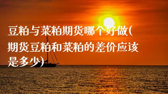 豆粕与菜粕期货哪个好做(期货豆粕和菜粕的差价应该是多少)_https://www.zztgc.com_期货入门_第1张
