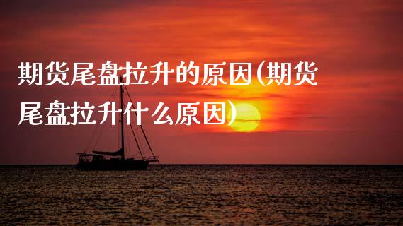 期货尾盘拉升的原因(期货尾盘拉升什么原因)_https://www.zztgc.com_期货开户_第1张