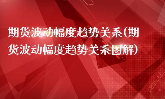 期货波动幅度趋势关系(期货波动幅度趋势关系图解)_https://www.zztgc.com_黄金期货_第1张