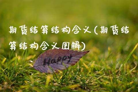 期货结算结构含义(期货结算结构含义图解)_https://www.zztgc.com_期货行情_第1张