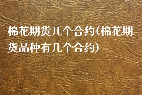 棉花期货几个合约(棉花期货品种有几个合约)_https://www.zztgc.com_期货入门_第1张