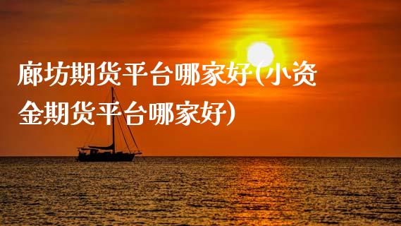 廊坊期货平台哪家好(小资金期货平台哪家好)_https://www.zztgc.com_期货入门_第1张