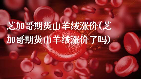芝加哥期货山羊绒涨价(芝加哥期货山羊绒涨价了吗)_https://www.zztgc.com_期货行情_第1张