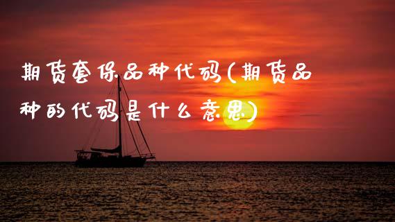 期货套保品种代码(期货品种的代码是什么意思)_https://www.zztgc.com_期货入门_第1张
