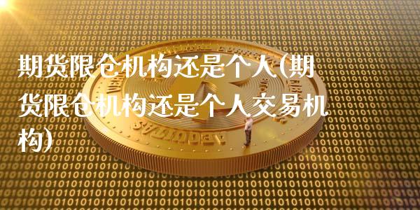 期货限仓机构还是个人(期货限仓机构还是个人交易机构)_https://www.zztgc.com_黄金期货_第1张