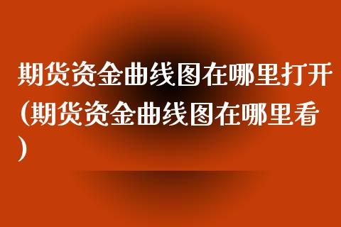 期货资金曲线图在哪里打开(期货资金曲线图在哪里看)_https://www.zztgc.com_期货入门_第1张