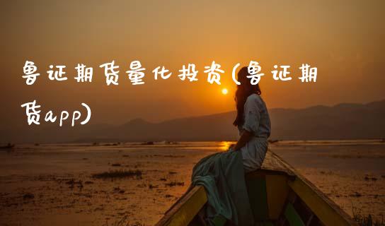 鲁证期货量化投资(鲁证期货app)_https://www.zztgc.com_期货行情_第1张