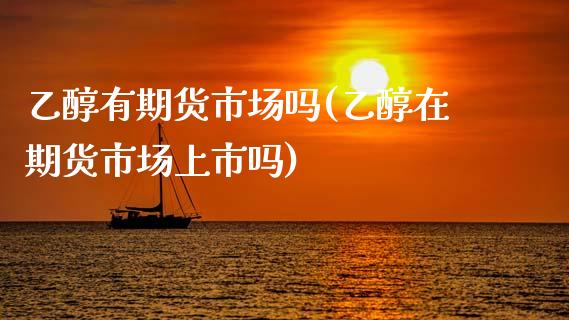 乙醇有期货市场吗(乙醇在期货市场上市吗)_https://www.zztgc.com_期货行情_第1张