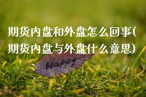 期货内盘和外盘怎么回事(期货内盘与外盘什么意思)_https://www.zztgc.com_黄金期货_第1张
