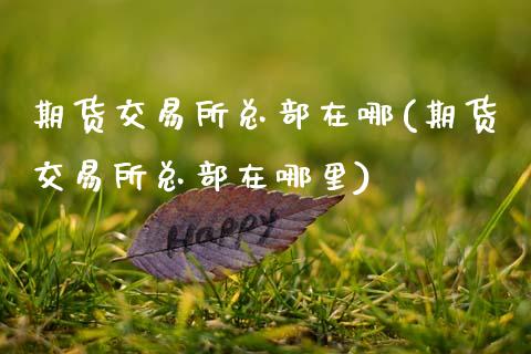 期货交易所总部在哪(期货交易所总部在哪里)_原油期货_第1张_珍投期货网 期货交易所总部在哪(期货交易所总部在哪里)_https://www.zztgc.com_原油期货_第1张