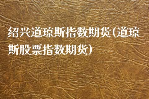 绍兴道琼斯指数期货(道琼斯股票指数期货)_https://www.zztgc.com_黄金期货_第1张