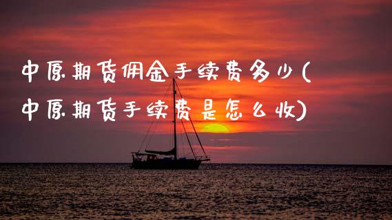 中原期货佣金手续费多少(中原期货手续费是怎么收)_https://www.zztgc.com_原油期货_第1张