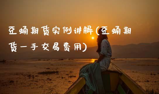 豆蛹期货实例讲解(豆蛹期货一手交易费用)_https://www.zztgc.com_期货行情_第1张