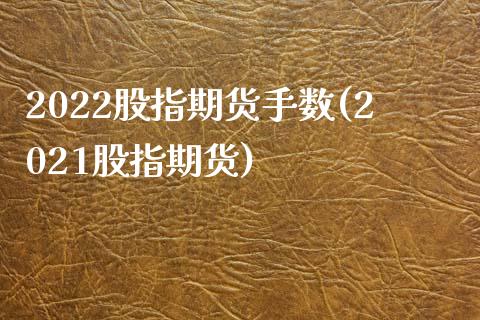 2022股指期货手数(2021股指期货)_https://www.zztgc.com_黄金期货_第1张
